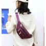 Ladies Designer Bags 3 in 1 Hands-free Wallets Nylon Waist Pack Phone Purse  Multi- Zipper Thread Lattice Cross-body Fanny Pack
