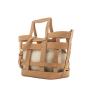 Ladies Bag 2020 Fashion Bucket Hollow Out Summer Beach Tote bag With outside Mini Canvas pouch bags for ladies