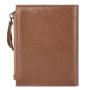 RFID Anti-Theft Man Casual Short Wallet Vintage Slim leather wallet for men credit card holder multi-function wallet with zipper