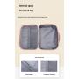 ZF038 New Fashion Travel Female Mini Handheld Small Case 14 Inch ABS Cosmetic Case Anti-pressure Wear-resistant Storage Luggage