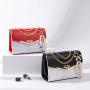Wholesalers 2023 Latest Designer Ladies Unique Green Chain Shoulder Handbag With Zip