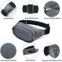 Gelory New Model Fashion Custom Design Lightweight Casual Fanny Pack Headphone Waist Bag For Travel Running Camping Hiking