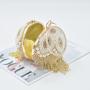 New Round Ball Pearl Bright Diamond Handheld Evening Bag