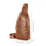 Customized cowhide soft leather trend genuine leather casual large capacity crossbody men's chest bag