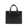 Top Handle Smooth Pu Leather Handbag Large Capacity Custom Tote Handbag Female Bag