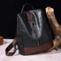 Wholesale Retro Oil Wax Soft Leather PU Large Capacity Women Leather Backpack