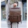 ZWY234 Men Simple Waterproof PU Shoulder Bag Wholesale Waterproof Laptop Backpack Daily Business Work Travel Student Schoolbag