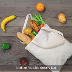 Gelory Custom Logo Super Strong Large Canvas Tote Bag Reusable Recycled Grocery Shopping Bags