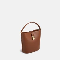 Custom Logo High Quality Cross Body Bag PU Leather With Canvas Handbags Luxury Ladies Buckle Bag For Women