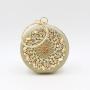 New fashion metal round clutch bags banquet party woman handbags box clutch evening bag flower purses for ladies pochette femme