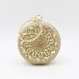 New fashion metal round clutch bags banquet party woman handbags box clutch evening bag flower purses for ladies pochette femme
