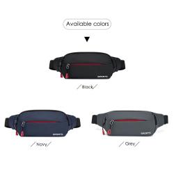 Fashion Fanny Pack Outdoor Sports Running Jogging Waist Bag Oxford Custom Unisex Large Belt Chest Sling Waist Bag
