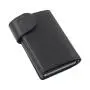 Custom Pop Up Wallet Pu Leather Cover Pop Up Credit Card Holder Rfid Metal Card Case