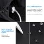 Gelory Small Crossbody Shoulder Bag Daypack Cycling Walking Waterproof Sling Chest Bag with USB Charging Port