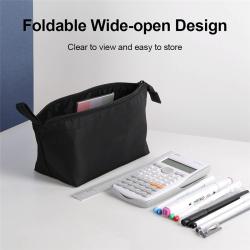Gelory Multifunctional Pen Marker Case Pouch Bag Holder High Middle Primary School Student Pencil Bag Portable