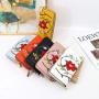 retro clutch bags long zipper cell phone clutch purse embroidery Sequined card wallet women designer long zipper wallet  20 cm