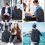 Custom logo Men College large capacity Computer Business Backpack Waterproof Anti-theft Work Backpack Office Travel Laptop Bag