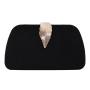 New fashion luxury design evening bag velvet metal leaf with banquet clutch bags small square bag women's handbag