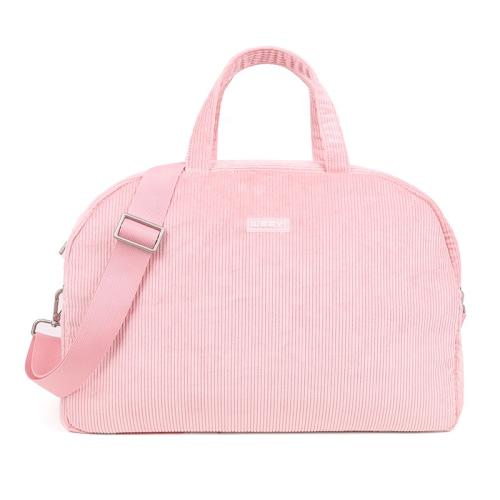 CHANGRONG Custom Corduroy Weekender gym duffel bag for women