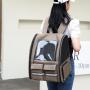 KBW042 2023 Hot Selling Pet Cat Bag Go Out Portable Backpack Pull Rod Breathable Foldable Pet Cat Bag
