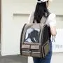 KBW042 2023 Hot Selling Pet Cat Bag Go Out Portable Backpack Pull Rod Breathable Foldable Pet Cat Bag