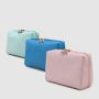 KBW434  New Senior Sense Pu Portable Cosmetic Bag Fashion Large Capacity Ladies Travel Square Toiletries Storage Bag For Women
