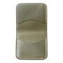 Custom bifold card holder vegetable tan leather Rfid Blocking Wallet Bifold card holder