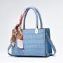 2023 Wholesale Fashion Handbags Women's Shoulder Bag Crocodile Skin Bag Clear Crossbody Woman Hand Bags