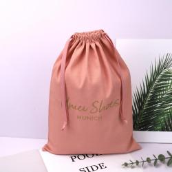 Custom Logo Printed Soft Cotton Twill Handbag Packaging Bag White Clothing Bags