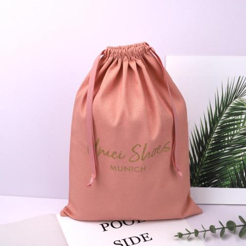 Custom Logo Printed Soft Cotton Twill Handbag Packaging Bag White Clothing Bags