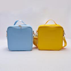 Colorful Costmoze Logo Insulated Cooler Bag High Capacity Lunch Bag Waterproof Nylon Lunch Bag