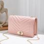New Arrival Pu Shoulder Bags for Women Korean Classic Embroidered Women Messenger Bags Simple Fashion Sling Small Square Bag