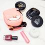 Gelory Portable Lipstick Make Up Bag Cute Mini Pouch Bag Wholesale Different Colors Zipper Toiletry Bag