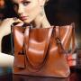 Factory low price custom design 2024 tote bags fashion green pu leather handbags shoulder messenger handbags for ladies