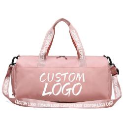 Custom Print Foldable Tote Carry on Luggage Sports Duffel Bags for womens Lightweight Weekend Travel Swimming Gym Yoga Bag