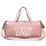 Custom Print Foldable Tote Carry on Luggage Sports Duffel Bags for womens Lightweight Weekend Travel Swimming Gym Yoga Bag