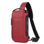 XL049 Anti-theft Daily Used Waterproof Crossbody Bag with USB Oxford Men's Chest Bag Large Capacity Sports Shoulder Bag