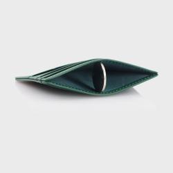 Wholesale genuine leather credit card holder smart wallet holder rfid men's mini card holder