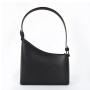 2021 fashion black unique-shaped designer handbags soft pu frame handbags big simple shoulder bags