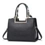 2024 Custom Scarf Vegan Leather Bag Handbag For Women Ladies Fashion PU Crocodile