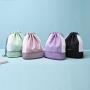 Large Swimming Nylon Bag Drawstring Swim Gym Backpack with Separated Dry and Wet Compartments