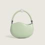 New Fashion Pea Small Bag Woman Custom Bolsos Niche Designer Pure Color Pu Leather Handbag Zipper Single Shoulder Crossbody Bag