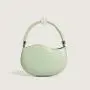 New Fashion Pea Small Bag Woman Custom Bolsos Niche Designer Pure Color Pu Leather Handbag Zipper Single Shoulder Crossbody Bag