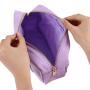 US Warehouse 10 Colors Option S M L XL Nylon Travel Cosmetic Bag Waterproof Makeup Stuff Organizer Pouch Makeup Toiletry Bag