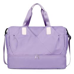 Waterproof Shoulder Weekender Bag Travel Duffel Bag Sports Gym Bag with Dry Wet Separated Pocket and Shoes Compartment