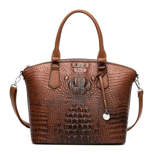 2024 Custom Crocodile Vegan Leather Purses Handbags For Retro Ladies With Logo Tassel