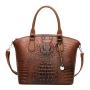 2024 Custom Crocodile Vegan Leather Purses Handbags For Retro Ladies With Logo Tassel