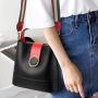 Hot Sale Custom Logo Bolsos De Mujer Crossbody Bag Bucket Bags Contrast Color Hand Bags For Women