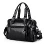 Classic Men's Handbag Solid Color Luxury Mens Bags PU Fashion Travel Bag Trend