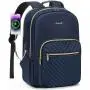 LOVEVOOK Stylish Quilted Smart school backpack with USB Port high quality waterproof business travel laptop backpack for women